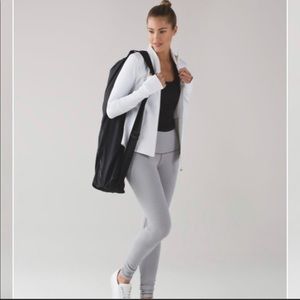 Grey and white lululemon leggings